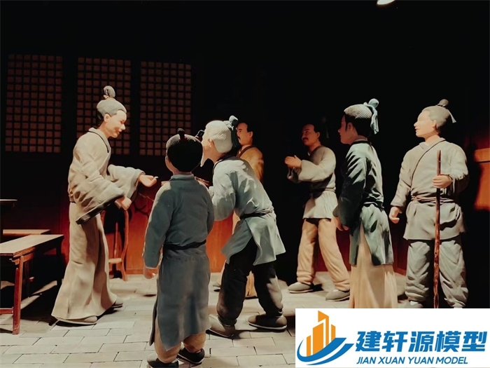 薛城喻侃压粮饷军场景