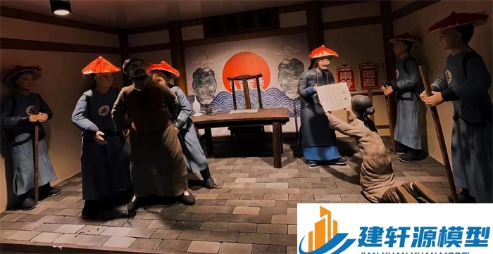 薛城陈规除恶绅微缩场景