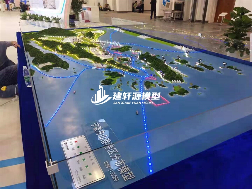 薛城地形地貌模型