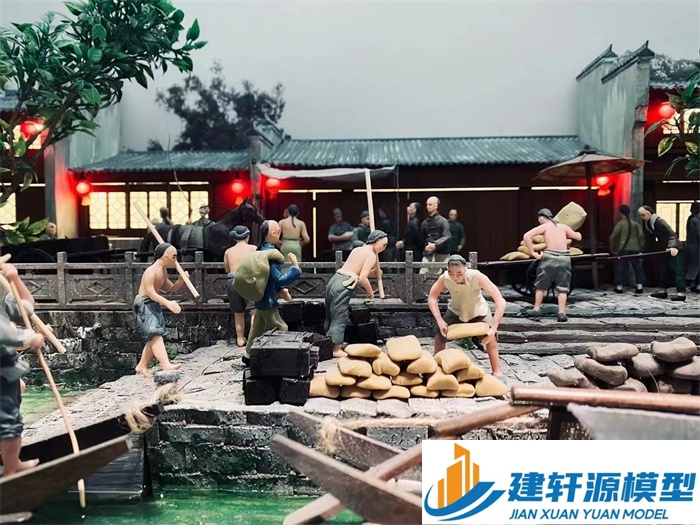 薛城博物馆江南水乡模型